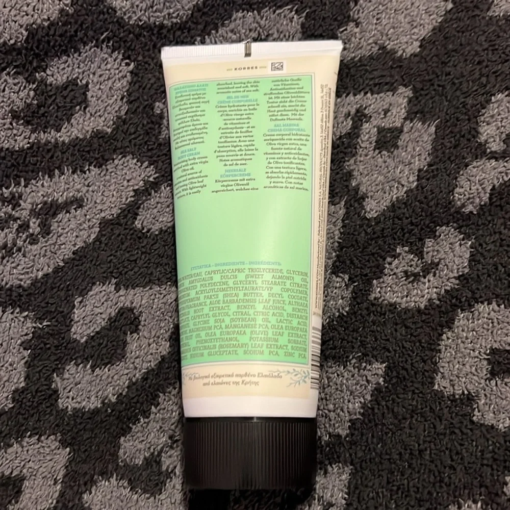 Korres Pure Greek Olive Body Cream Sea Salt